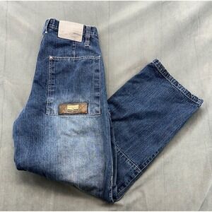 Southpole Mens 34 x 32 Baggy Hip Hop Double Knee Jeans Y2K Wide Leg